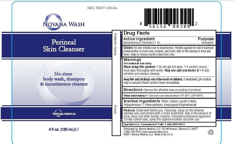Novana Wash Perineal Skin Cleanser